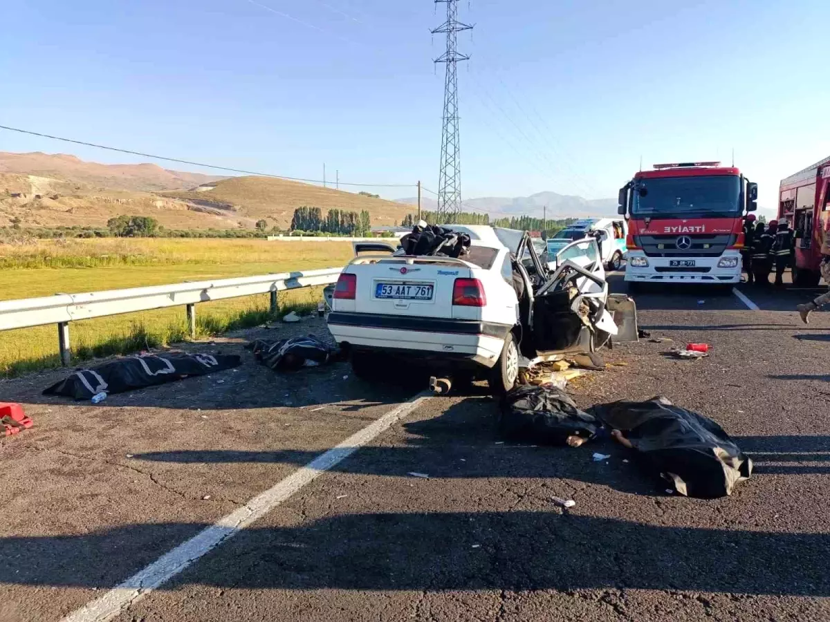 Erzurum'da Trafik Kazası: 4 Kişi Hayatını Kaybetti