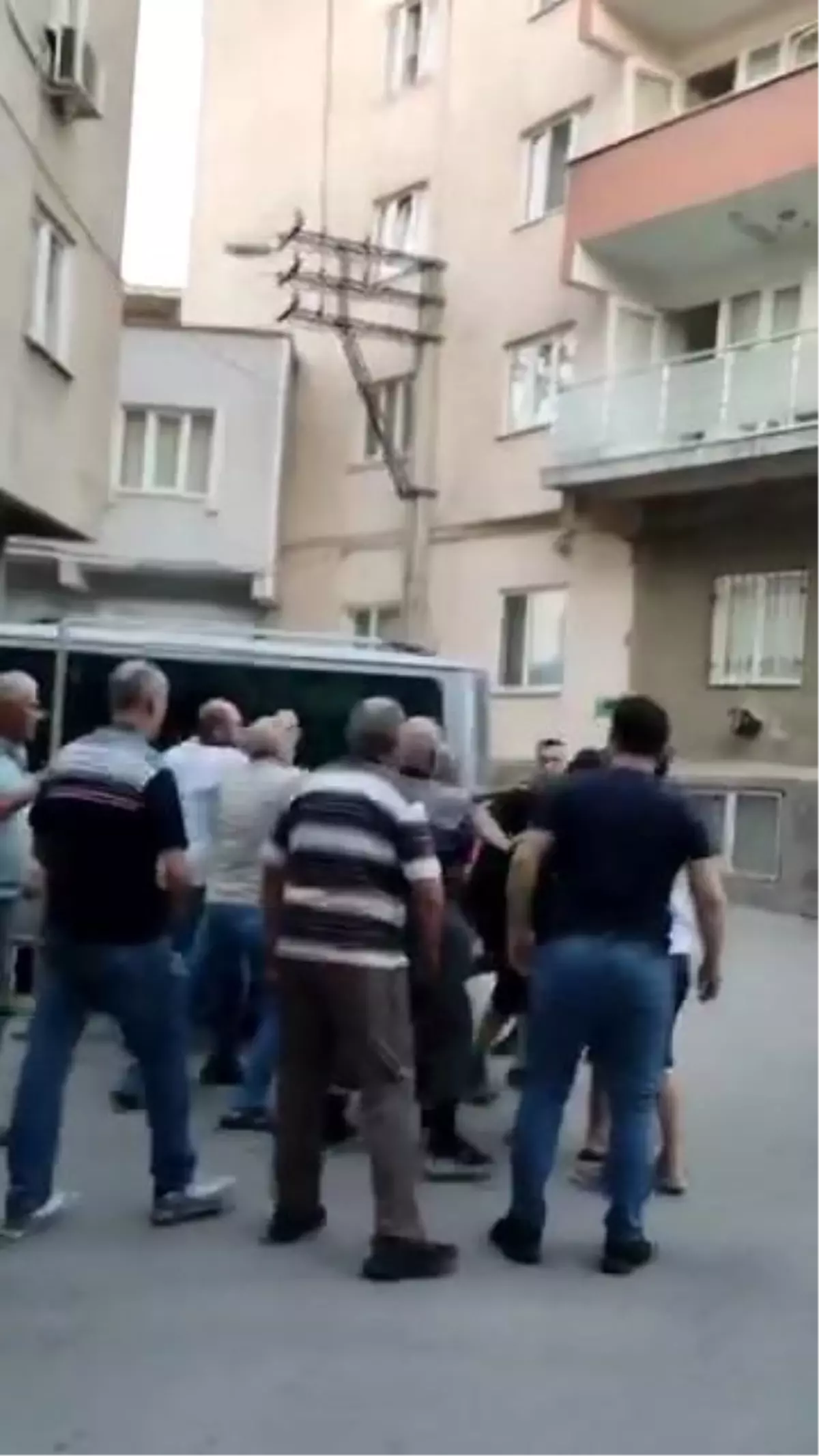 Bursa'da İki Grup Arasında Korkunç Kavga Kamera Kaydı