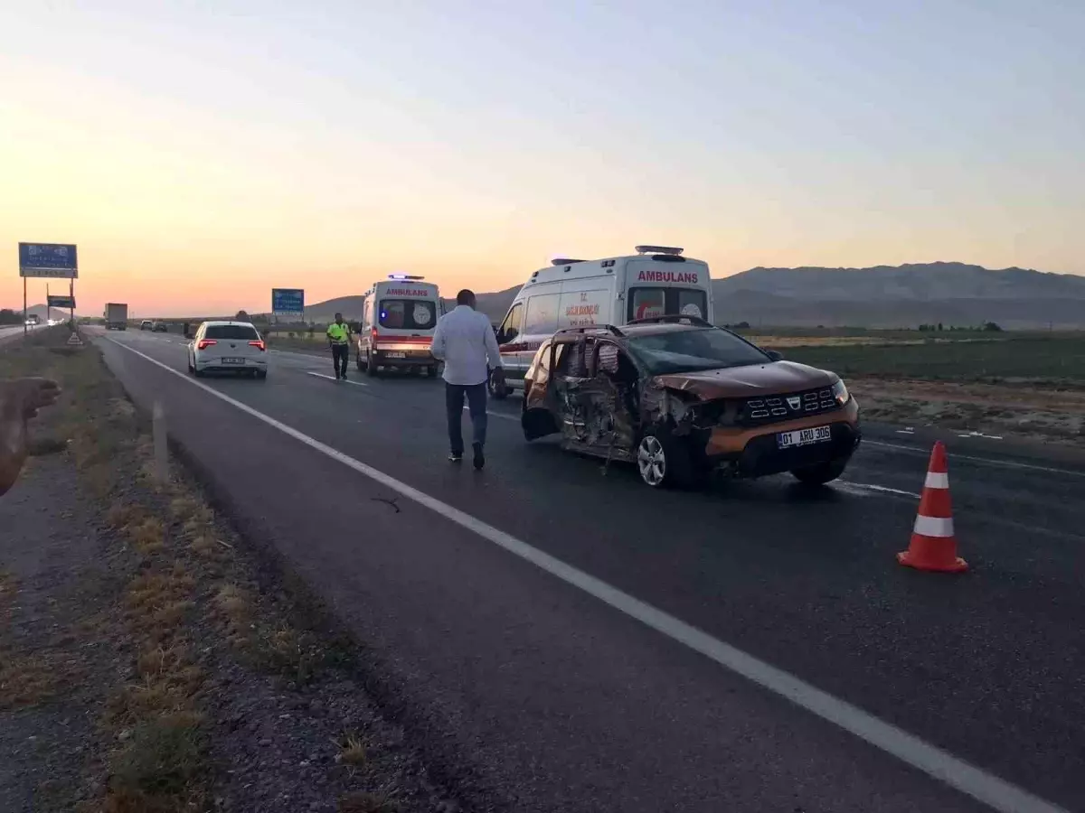 Konya'da Trafik Kazası: 4 Yaralı