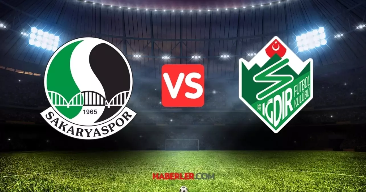 Sakaryaspor - Iğdır FK maçı ne zaman, hangi kanalda? İlk 11'ler belli oldu! Canlı izle!