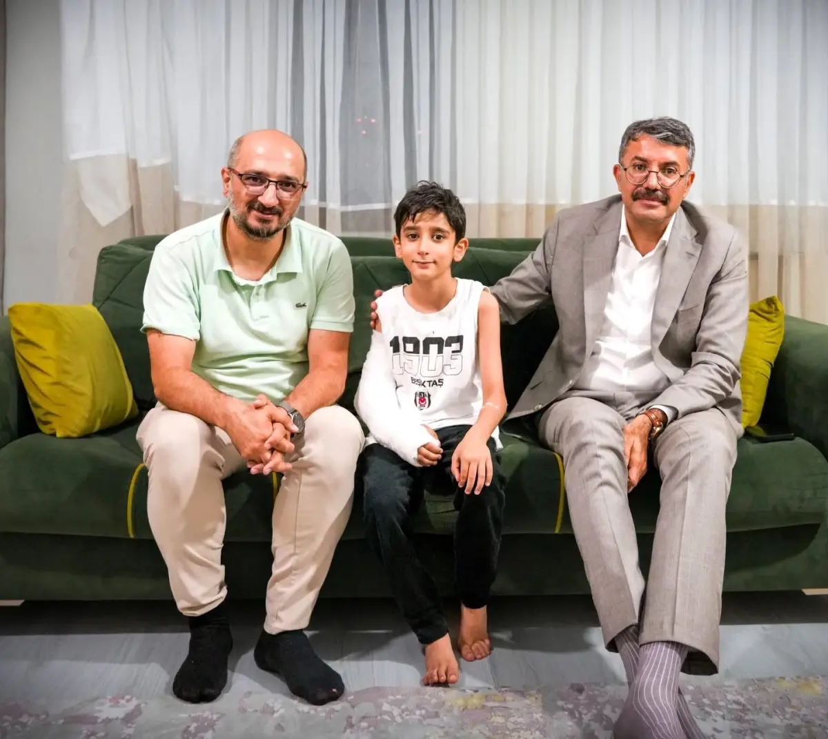 Vali Ali Çelik, Elyasa Taş'ı Ziyaret Etti