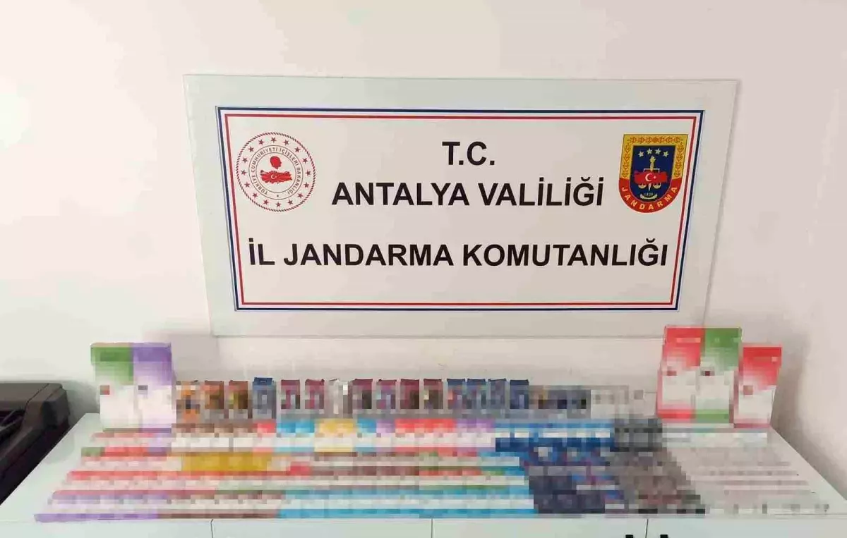 Alanya'da Kaçak Sigara ve Elektronik Sigara Operasyonu