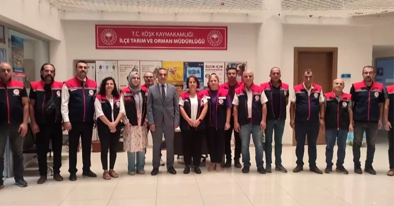 Aydın Tarım ve Orman İl Müdürü Ayhan Temiz, Köşk İlçe Müdürlüğü'nü Ziyaret Etti