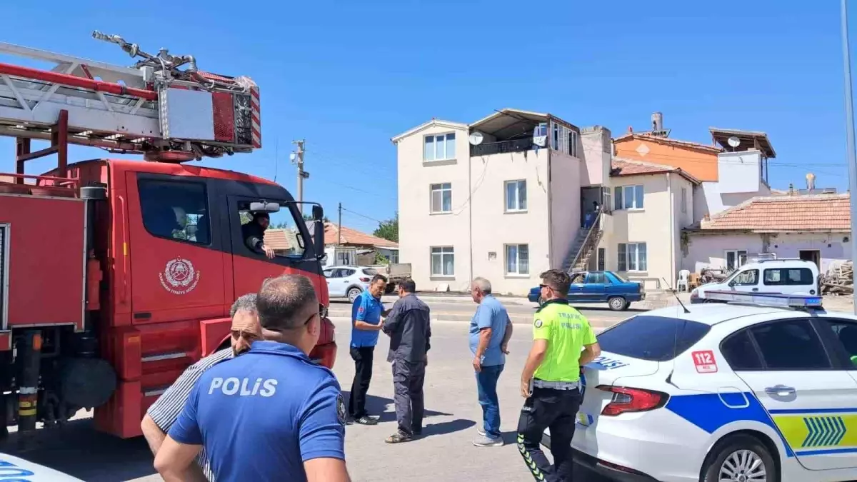 Karaman'da Yangın Vatandaşlar Tarafından Söndürüldü