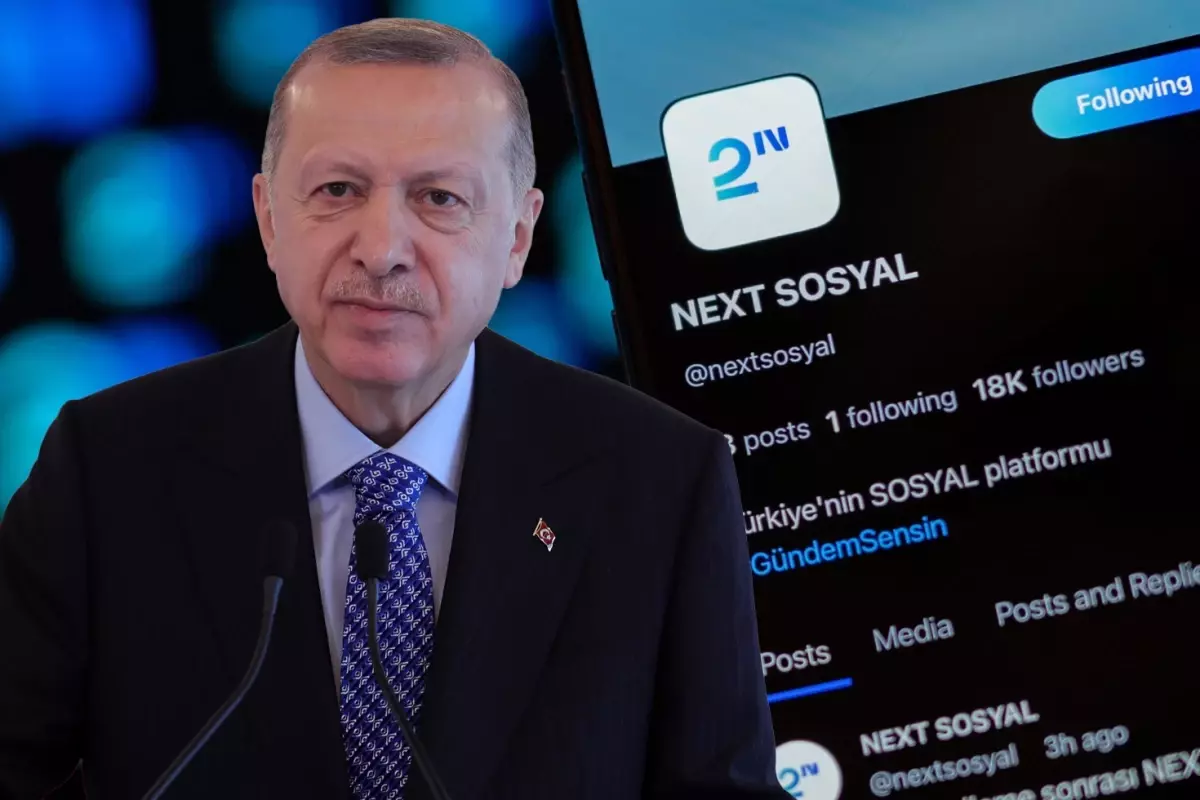 Cumhurbaşkanı Erdoğan, Next Sosyal'e katıldı! İşte ilk paylaşımı