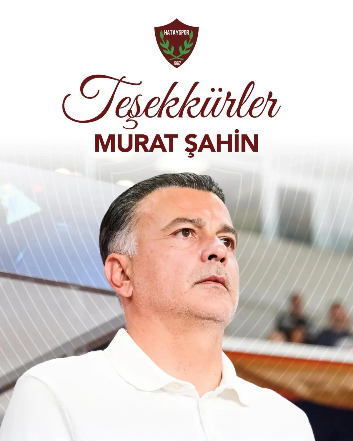 Hatayspor, Teknik Direktör Murat Şahin ile Yollarını Ayırdı