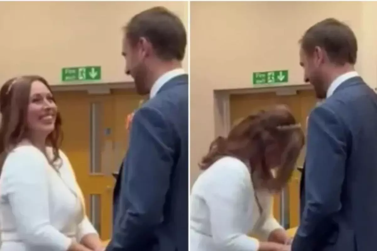 Heyecanına yenik düşen damat, geline eski sevgilisinin ismiyle seslendi