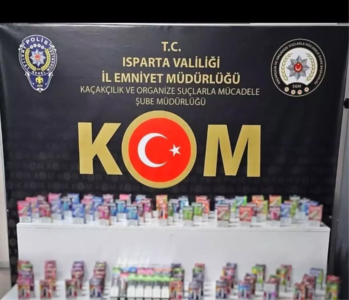 Isparta'da Kaçak Elektronik Sigara Operasyonu: 143 Adet Ele Geçirildi