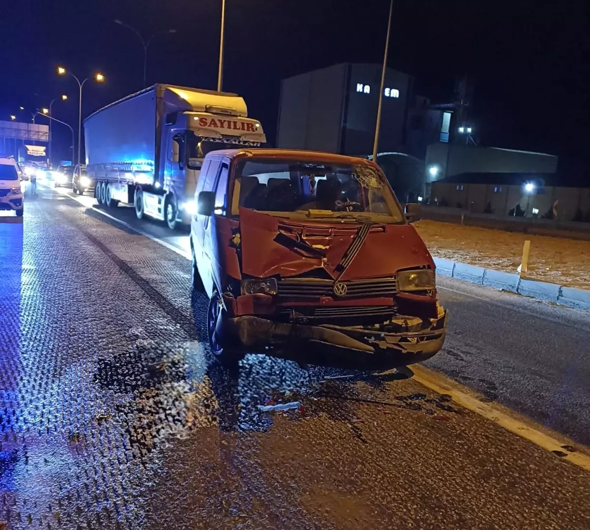 Konya'da Trafik Kazası: 1 Yaralı