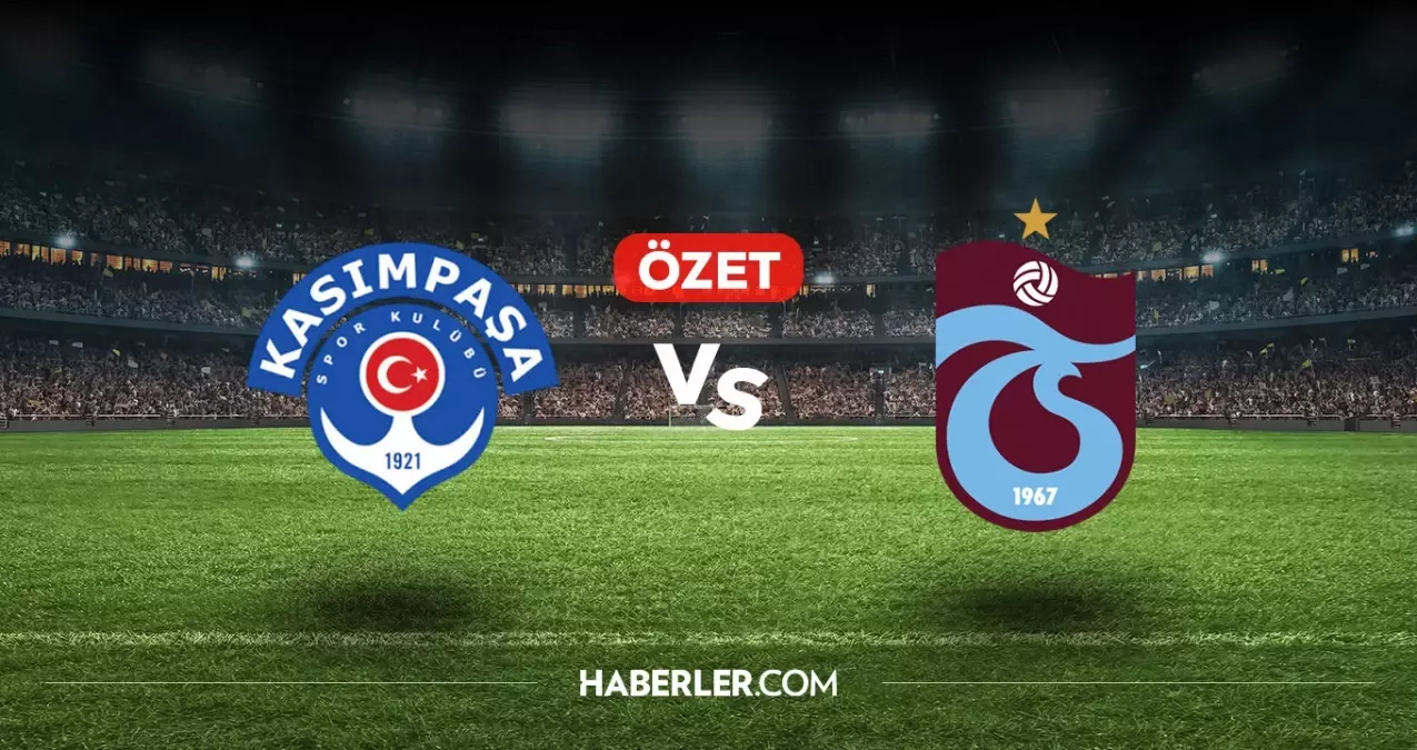 Kasımpaşa Trabzonspor maç özeti ve golleri! (VİDEO) Kasımpaşa Trabzonspor geniş özeti! Golleri kim attı, maç kaç kaç bitti?