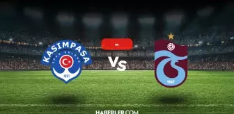 Kasımpaşa Trabzonspor maçı kaç kaç, bitti mi? MAÇ SONUCU! Kasımpaşa Trabzonspor golleri kim attı, canlı maç anlatımı!