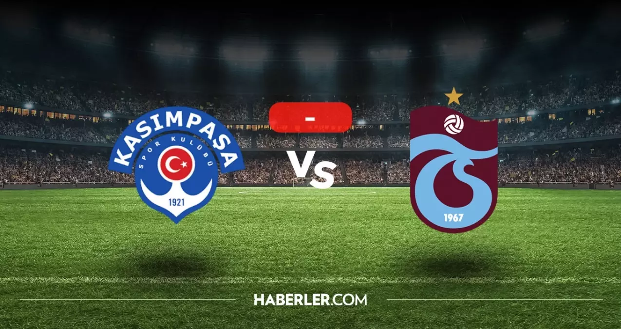Kasımpaşa Trabzonspor maçı kaç kaç, bitti mi? MAÇ SONUCU! Kasımpaşa Trabzonspor golleri kim attı, canlı maç anlatımı!