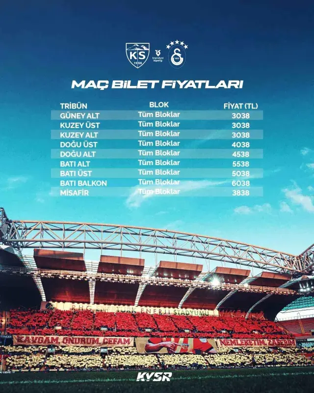 kayserispor galatasaray maci bilet fiyatlari 18957793 o