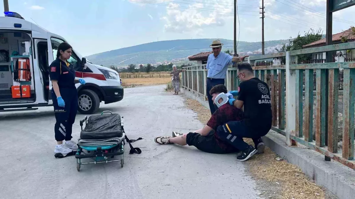 Menteşe'de Motosiklet Kazası: Sürücü Yaralandı