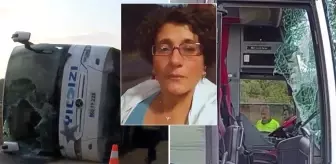 Otobüs kazasında ölen kadının yola çıkmadan önce yaptığı paylaşımı kahretti