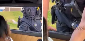 Polis, aracını durduğu kadın sürücüyü tacizden tutuklandı