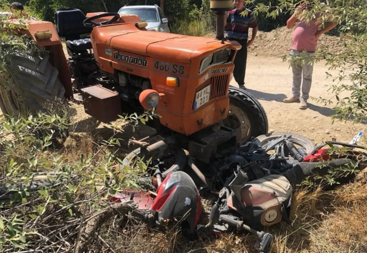 Darende'de Motosiklet Kazası: 17 Yaşındaki Sürücü Hayatını Kaybetti