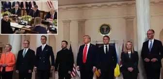 Beyaz Saray'daki görüşmede Putin-Zelenski sürprizi