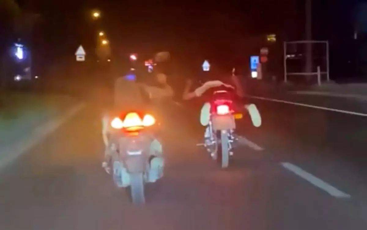 Bolu'da Motosiklet Sürücülerinin Tehlikeli Yaratıcılığı