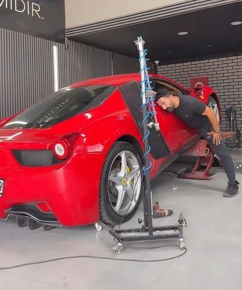 buyukcekmece de 17 milyon liralik ferrari ile 18960977 5196 m