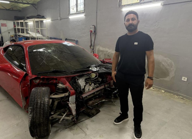 buyukcekmece de 17 milyon liralik ferrari ile 18960977 7457 m