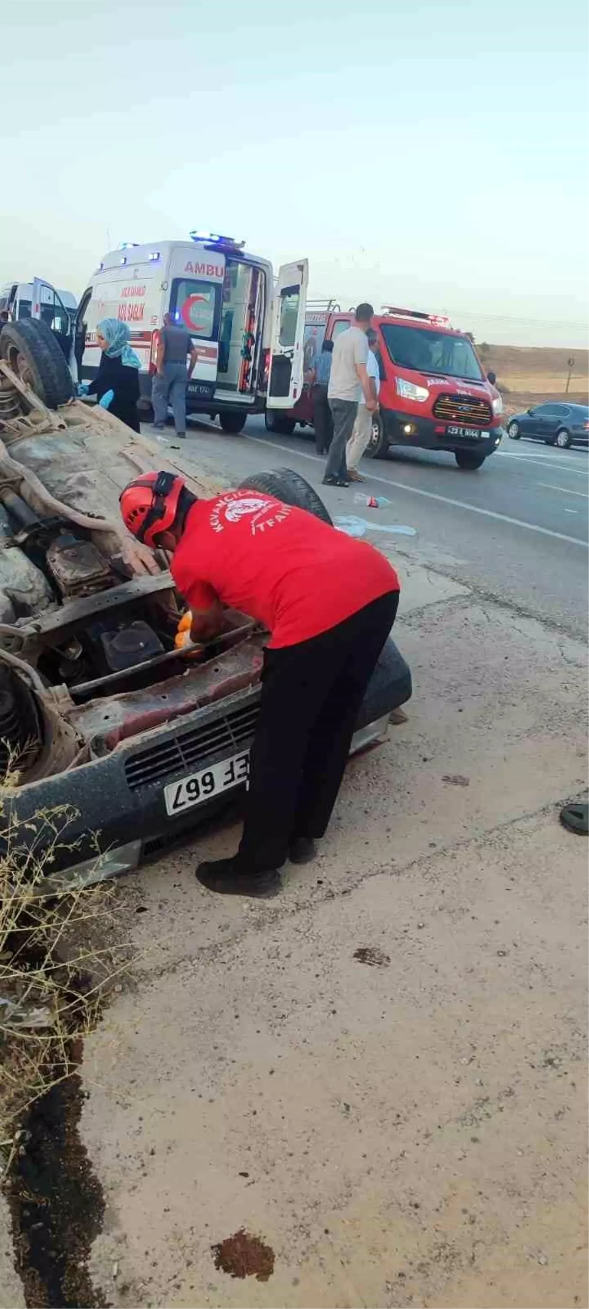 Elazığ'da Otomobil Takla Attı: 6 Yaralı