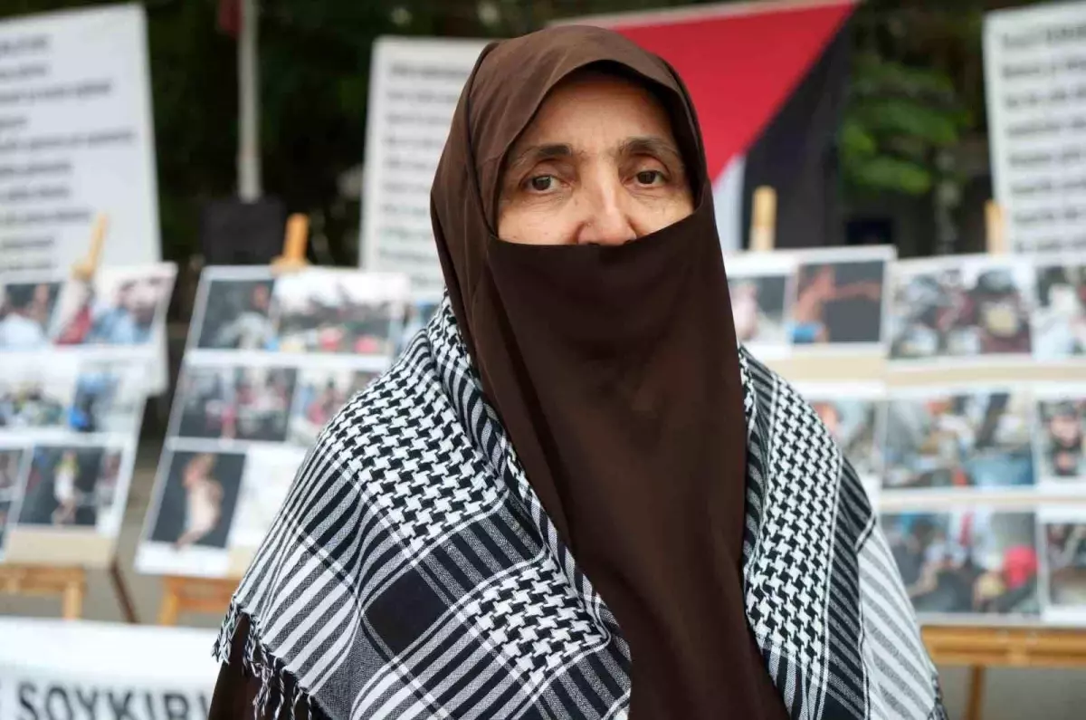 Filistin için imza kampanyasına destek veren Cemile teyze: 'Her bir imza İsrail'e bir bomba olacak'