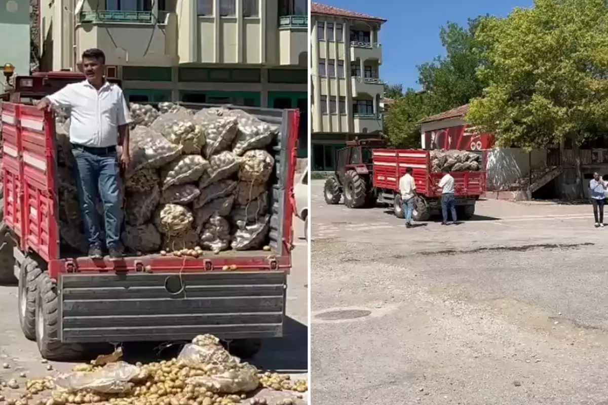 İlçe başkanının patates şovu pahalıya patlayacak