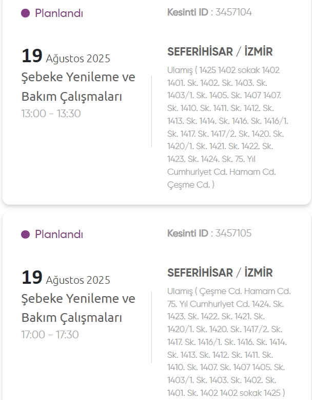 İzmir GEDİZ elektrik kesintisi! 19 Ağustos İzmir'de elektrik kesintisi ne zaman bitecek, elektrikler ne zaman gelecek?