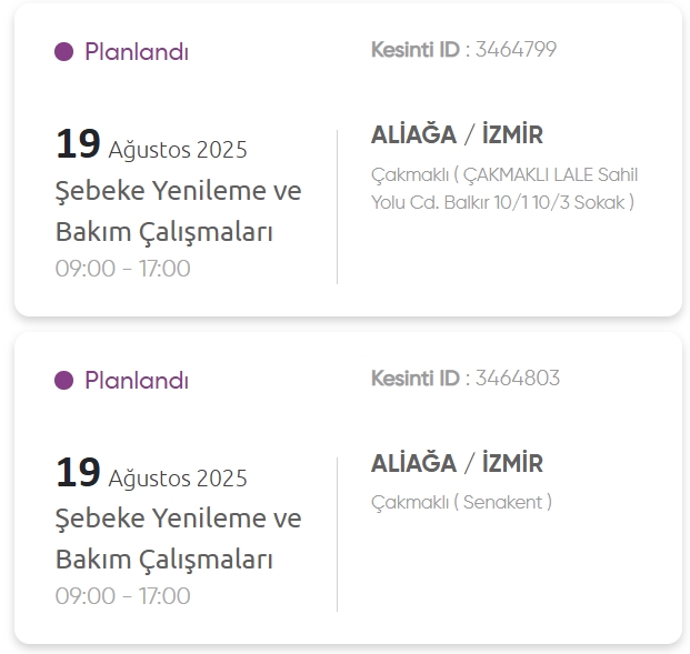 İzmir GEDİZ elektrik kesintisi! 19 Ağustos İzmir'de elektrik kesintisi ne zaman bitecek, elektrikler ne zaman gelecek?