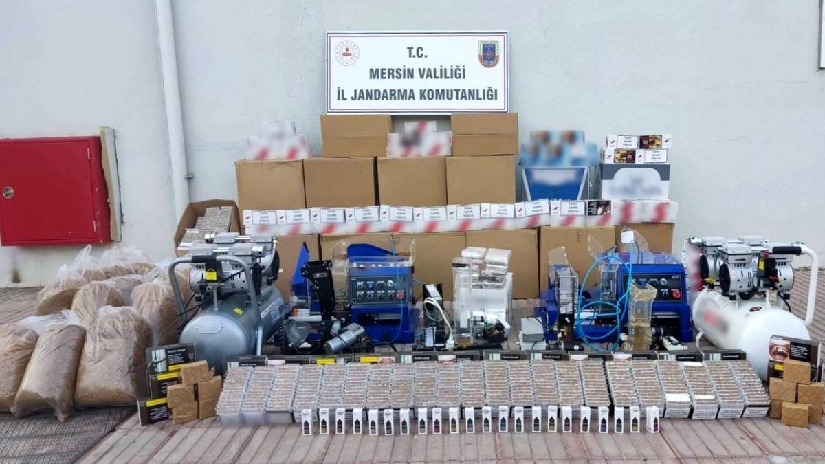 Mersin'de Kaçak Sigara Ticareti Operasyonu: 6 Şüpheli Yakalandı