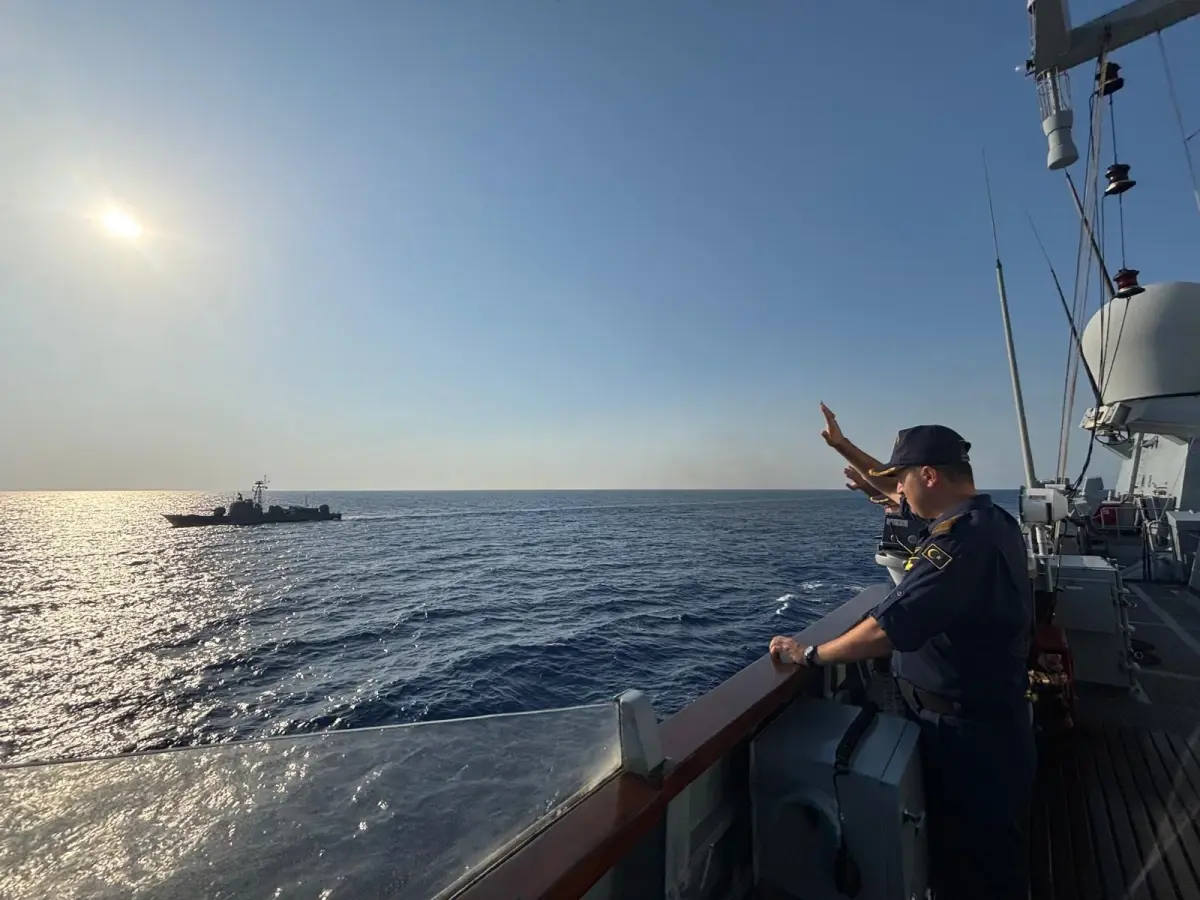 TCG Kınalıada, Libya Deniz Kuvvetleri ile Eğitim Gerçekleştirdi