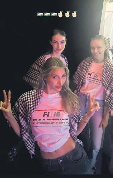 A strong message of solidarity to Palestine from 60 models
