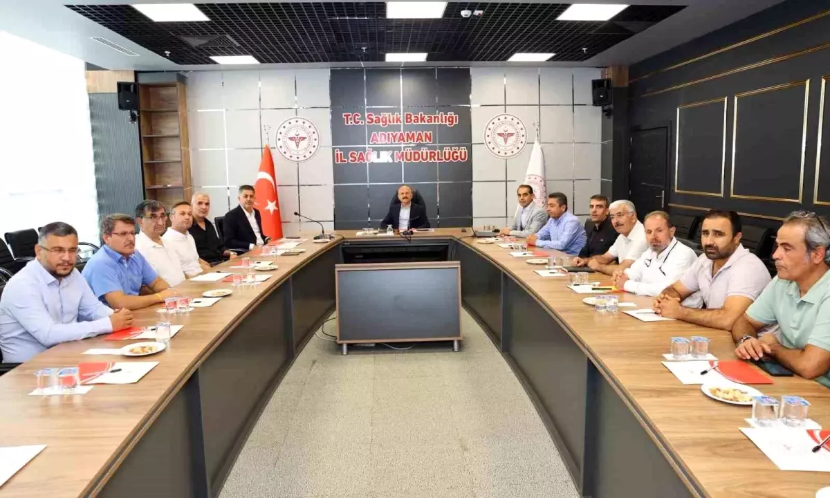 Adıyaman'da Sağlık Yatırımları Toplantısı Gerçekleştirildi