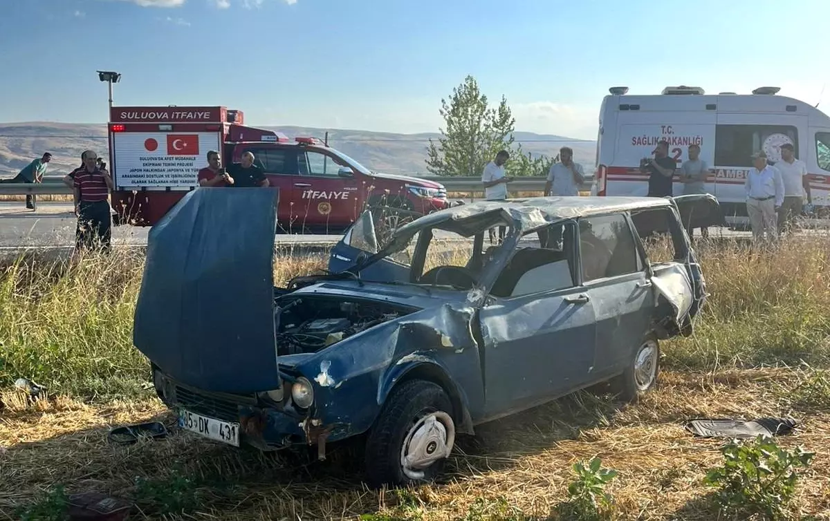 Amasya'da Trafik Kazası: 5 Yaralı