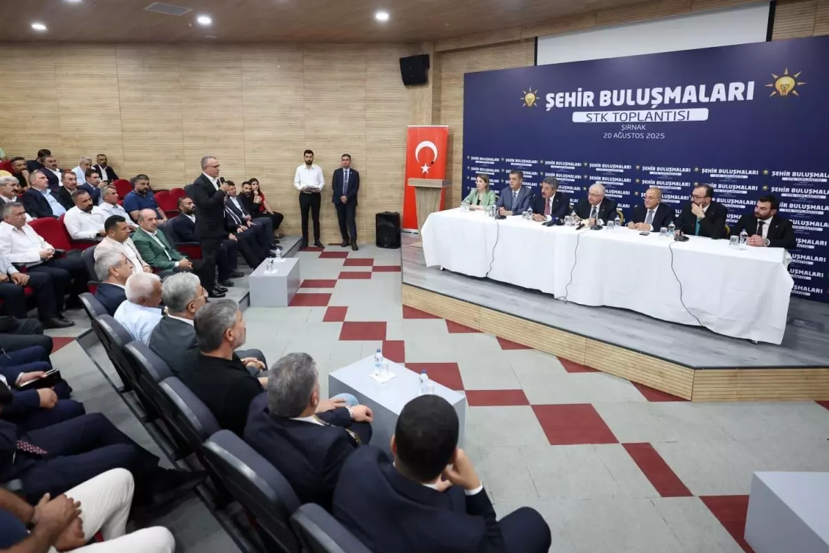 Milli Savunma Bakanı Yaşar Güler Şırnak'ta STK'larla Buluştu