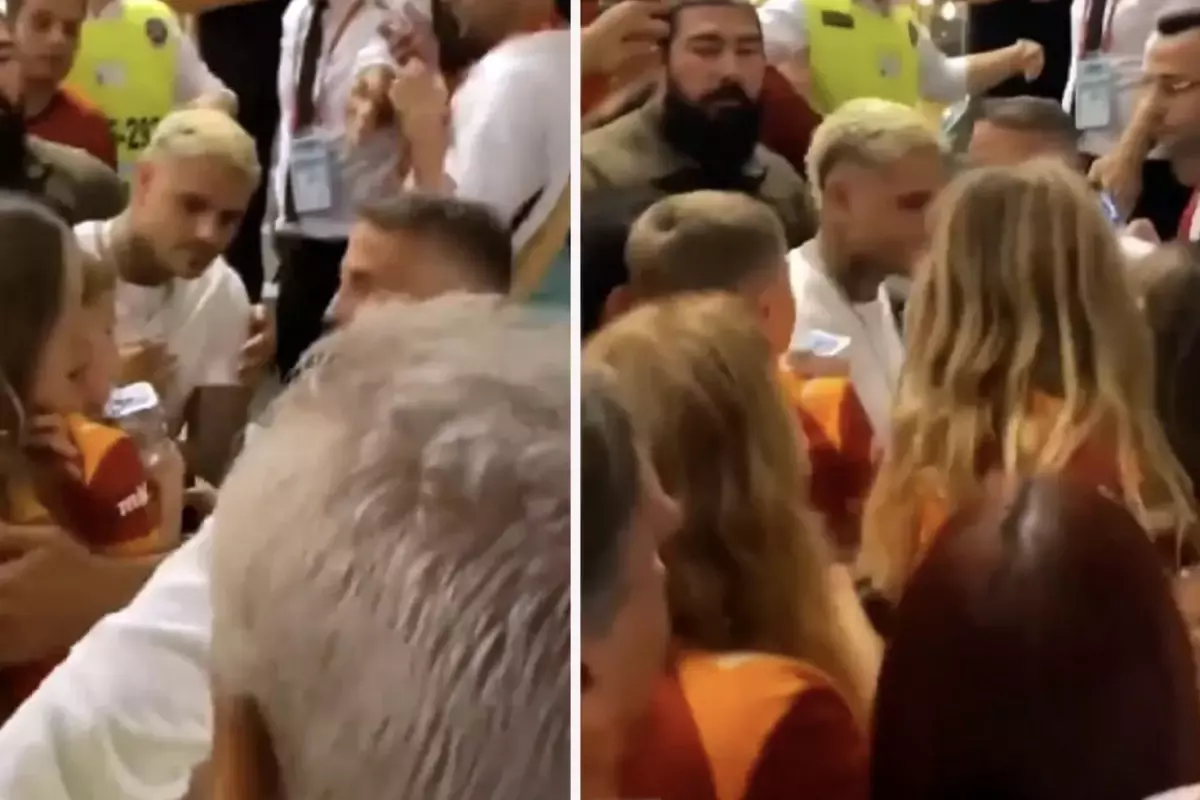 Icardi, Galatasaraylı taraftara kafa attı