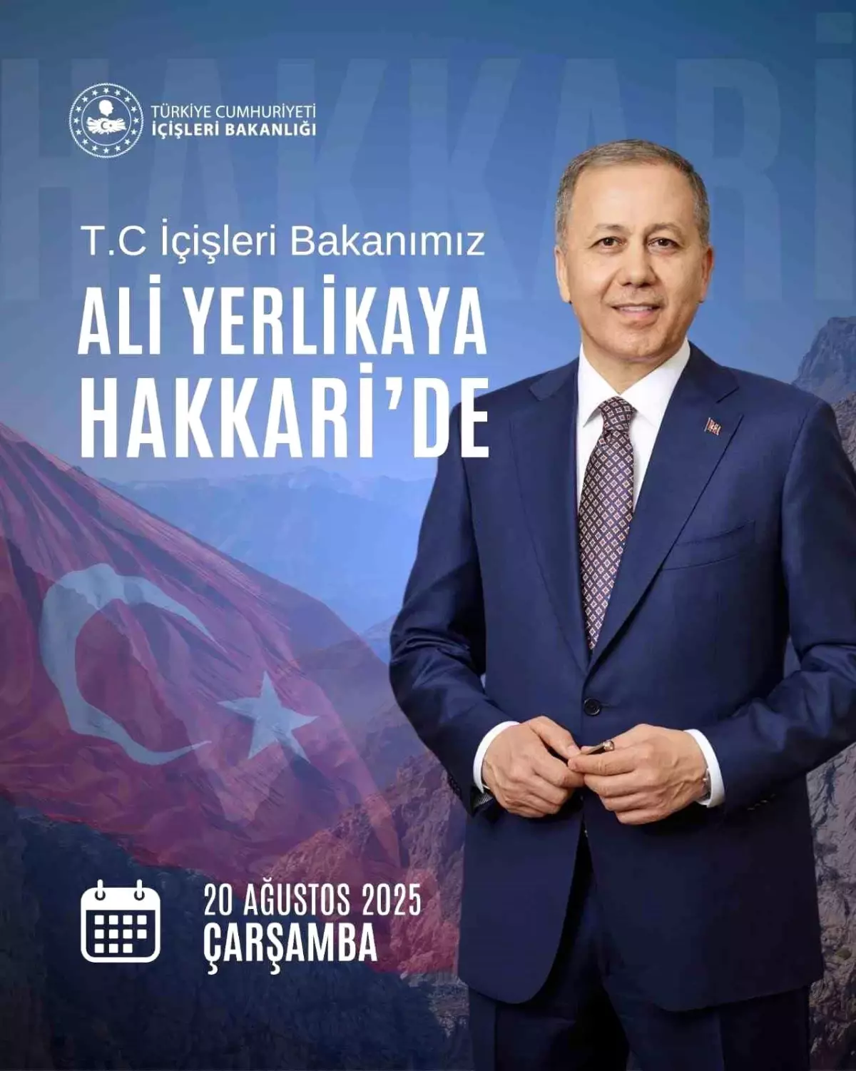 İçişleri Bakanı Ali Yerlikaya Hakkari'de