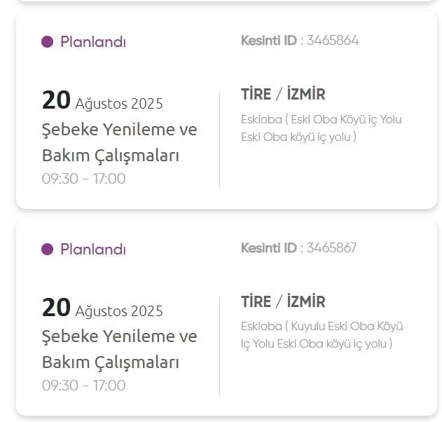 İzmir GEDİZ elektrik kesintisi! 20 Ağustos İzmir'de elektrik kesintisi ne zaman bitecek, elektrikler ne zaman gelecek? İzmir GEDİZ elektrik kesintisi! 20 Ağustos İzmir'de elektrik kesintisi ne zaman bitecek, elektrikler ne zaman gelecek?