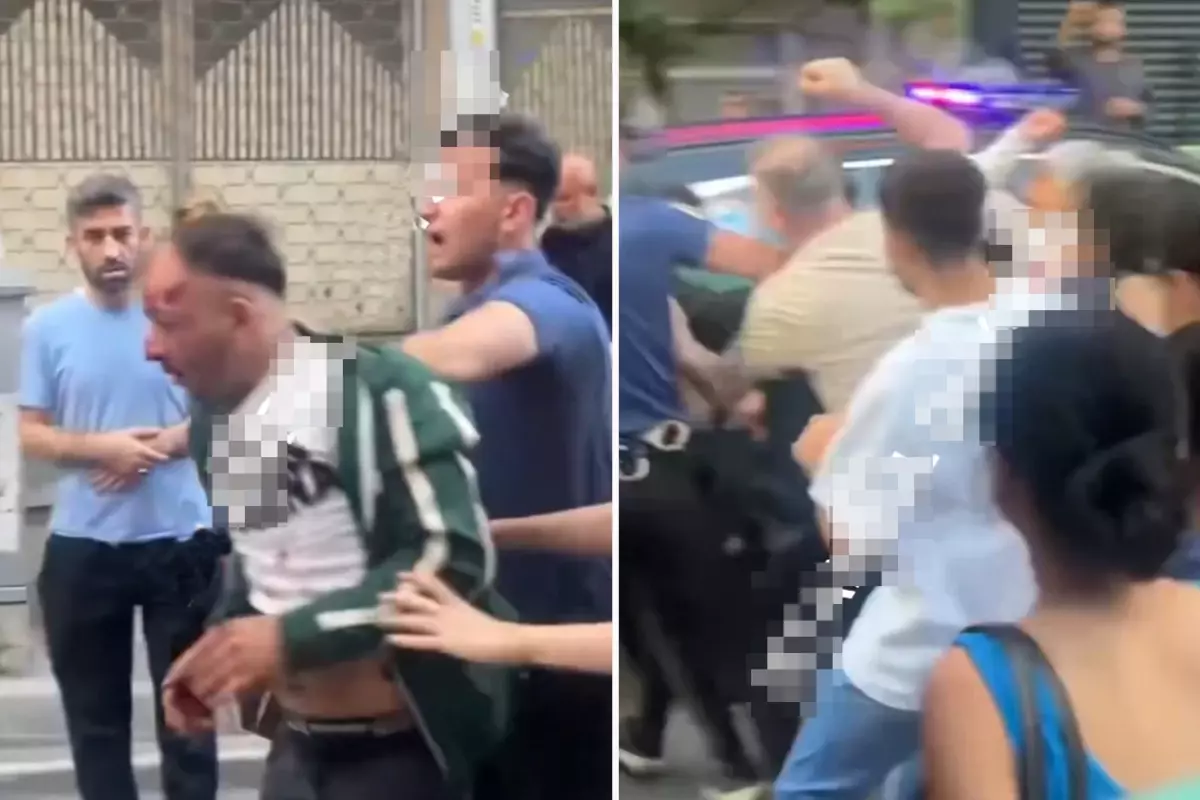 Kadını 15 yerinden bıçaklayan şahsı mahalleli tekme tokat dövdü
