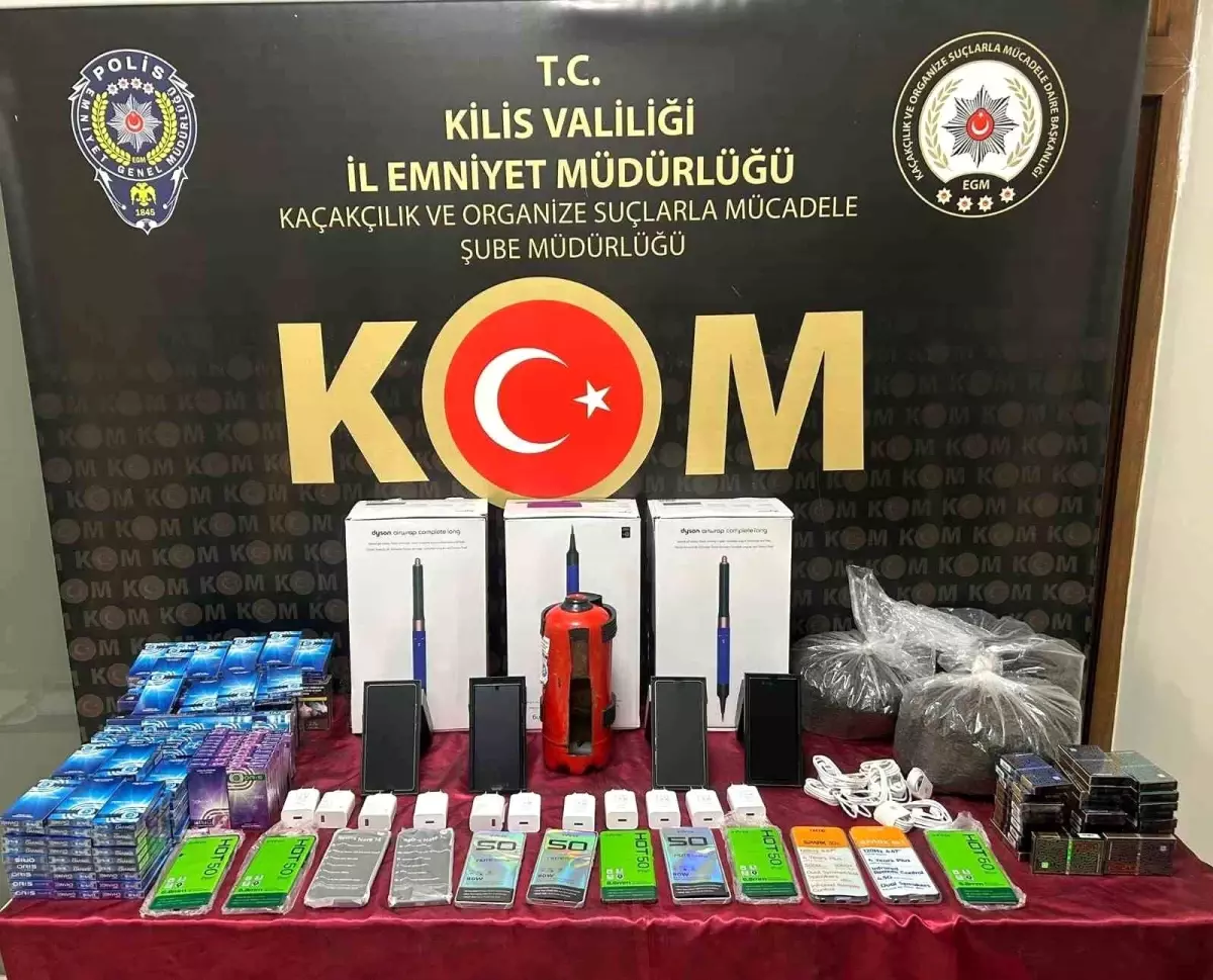 Kilis'te Kaçak Ürün Operasyonu: 3 Şüpheli Yakalandı