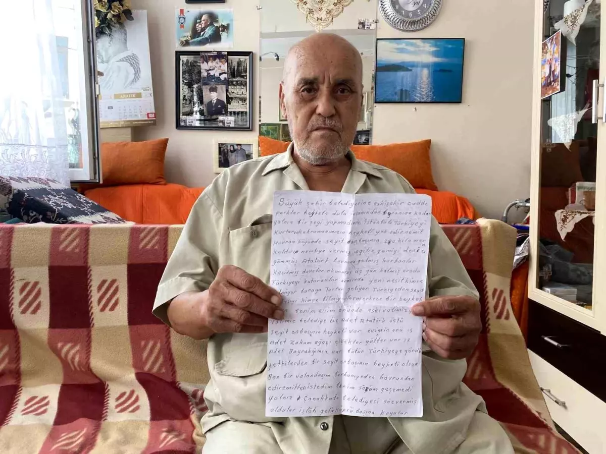Memduh Amca'dan Seyit Onbaşı'na Heykel Talebi