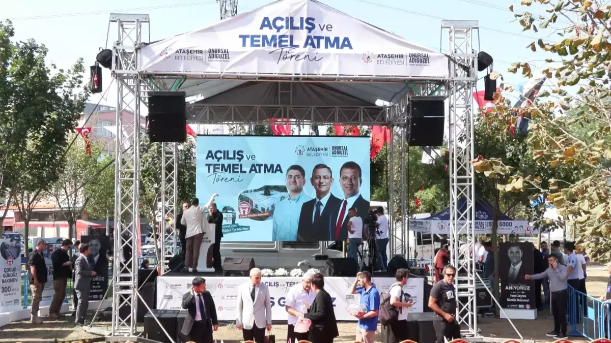 CHP Genel Başkanı Özgür Özel, Ataşehir'de Yeni Projelerin Açılışına Katıldı