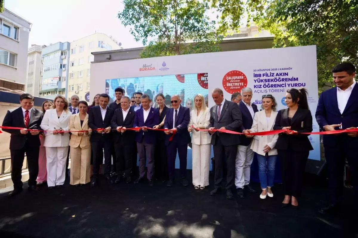 Özgür Özel: Filiz Akın'ın ismini yaşattığı bu yurdu onsuz da olsak hep birlikte açıyoruz