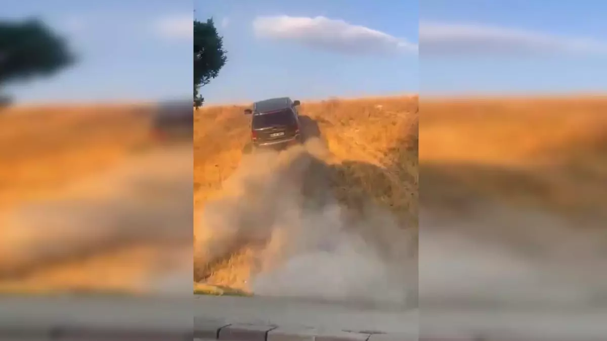 Ankara'da Sürücünün Tehlikeli Trafik Kaçamağı