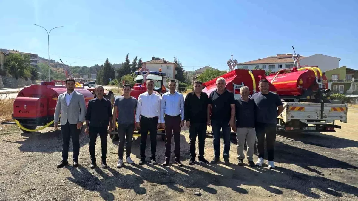 Bilecik'te Yangın Söndürme Tankerleri Köylere Teslim Edildi