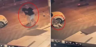 Yolda gördüğü adama yumruk atıp yürümeye devam etti