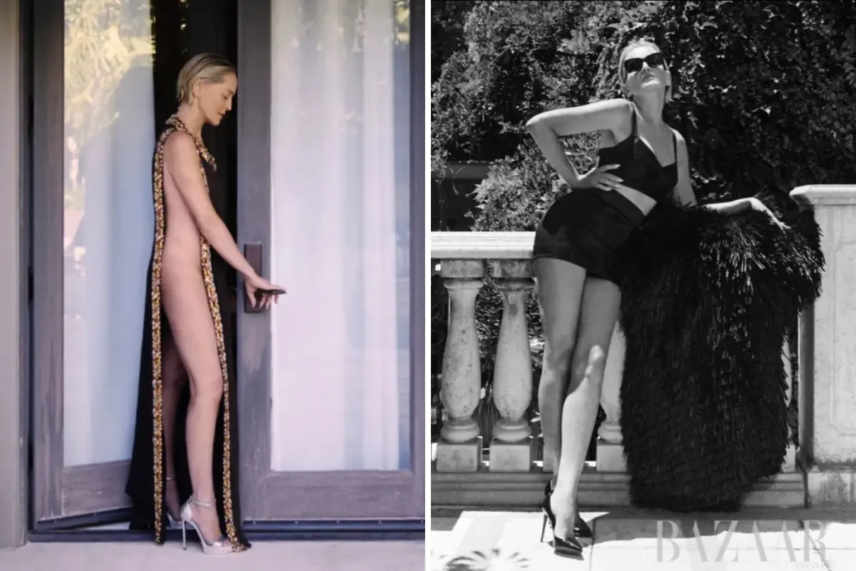 67 yaşındaki oyuncu Sharon Stone, verdiği cesur pozlarla büyüledi