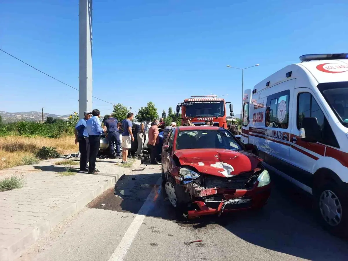 Balıkesir'de Trafik Kazası: Bir Yaralı