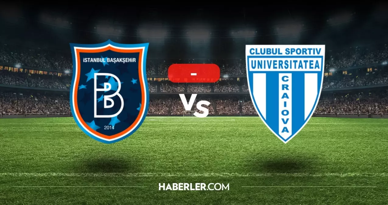 Başakşehir Craiova maçı kaç kaç, bitti mi? MAÇ SONUCU! Başakşehir Craiova golleri kim attı, canlı maç anlatımı!